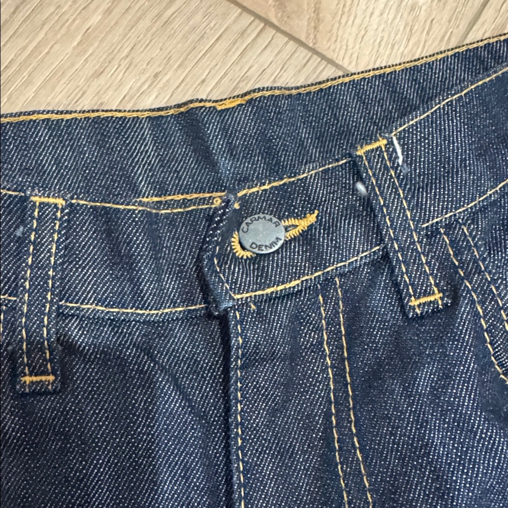 Carmar Y2K Jeans bell bottoms size 27 - Picture 2 of 5